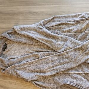 Barefoot dreams cozy chic light open front sweater cartigan size L/XL